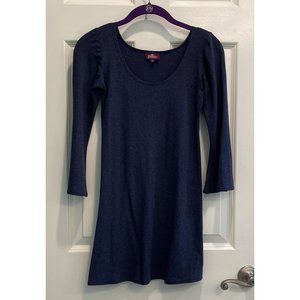 Navy blue long sleeve dress